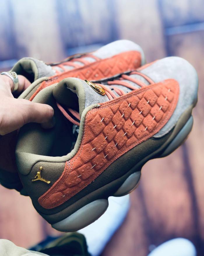 CLOT x Air Jordan Retro 13 Low NRG/CT ''Terracotta' (AT3102 200)