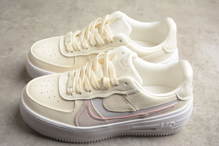 Air Force 1 PLT.AF.ORM Shoes 'Pale Ivory' (DJ9946-107)