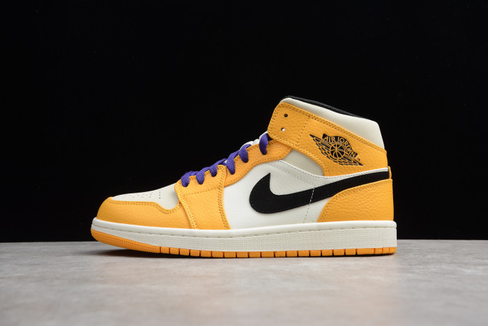 Air Jordan 1 Mid SE Lakers 852542-700