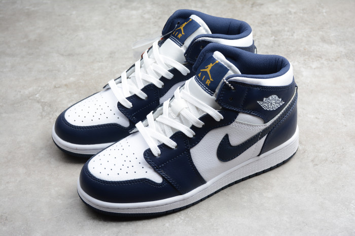 AIR JORDAN 1 MID OBSIDIAN (554724 174)