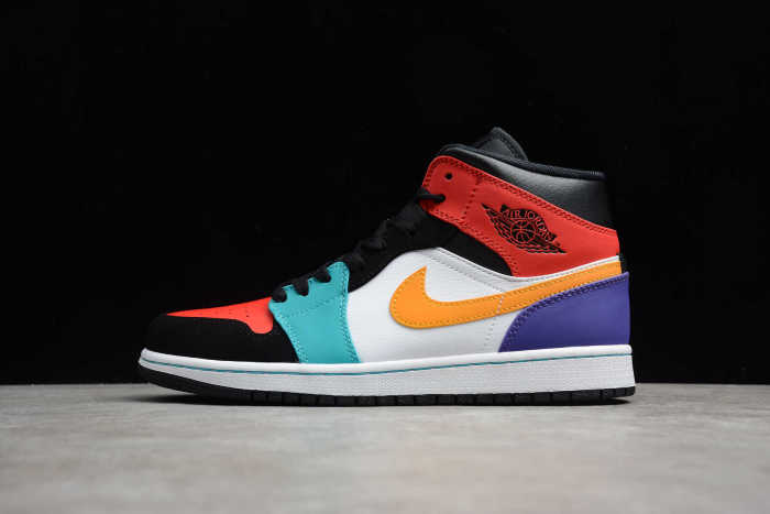 Air Jordan 1 Mid Multi-Color 554724-125