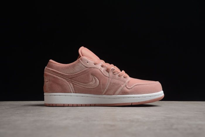 Air Jordan 1 Low SE Pink Velvet Shoes DQ8396-600