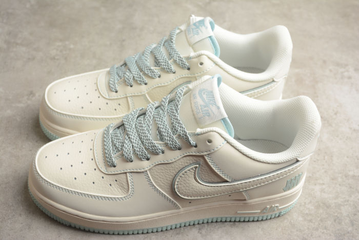 Undefeated x Nike Air Force 1 07 SU19 White Light Blue