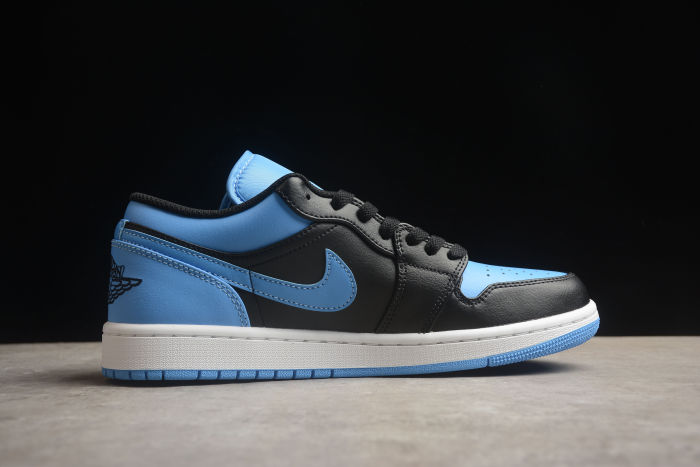 Air Jordan 1 Low Black University Blue 553558-041