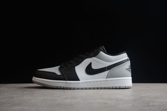 Air Jordan 1 Low Shadow Toe Grey Shoes 553558-052