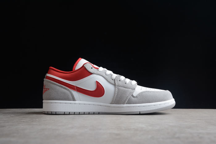Air Jordan 1 Low SE Light Smoke Grey Gym Red DC6991-016