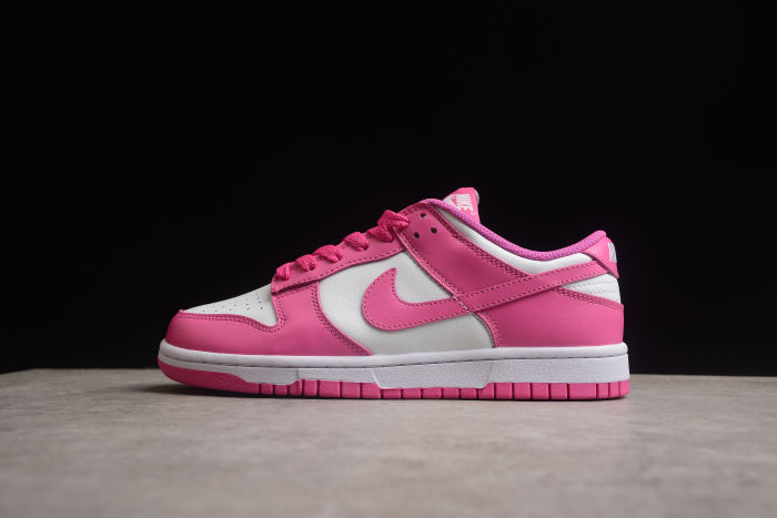 SB Dunk Low Active Fuchsia Pink White Shoes FJ0704-100