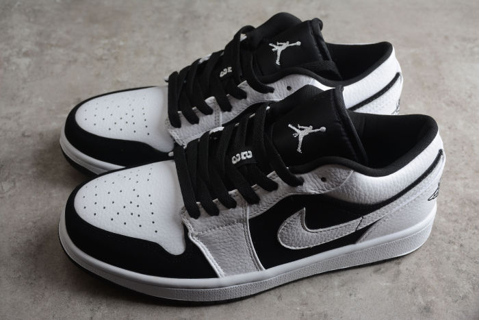 Air Jordan 1 low reverse panda white and black 553558-101