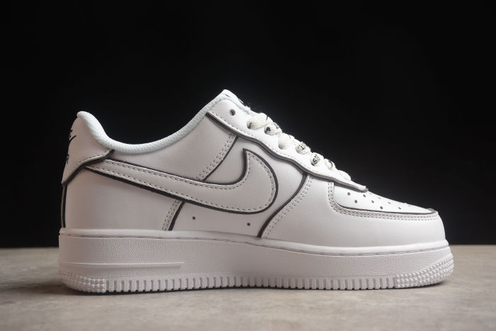 Stussy X Nike Air Force 1 Low White Black Colorful BQ6425-109