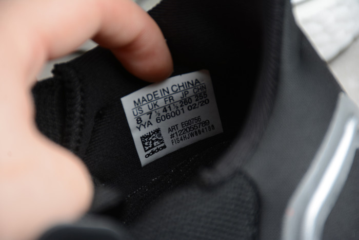 Ultra Boost 20 Consortium Core Black Silver Cloud White EG0766