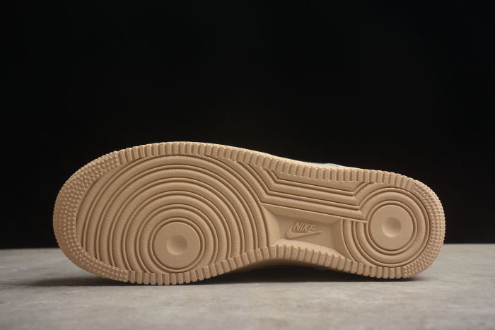 Air Force 1 07 low-top white black brown dark gray AF2288 002