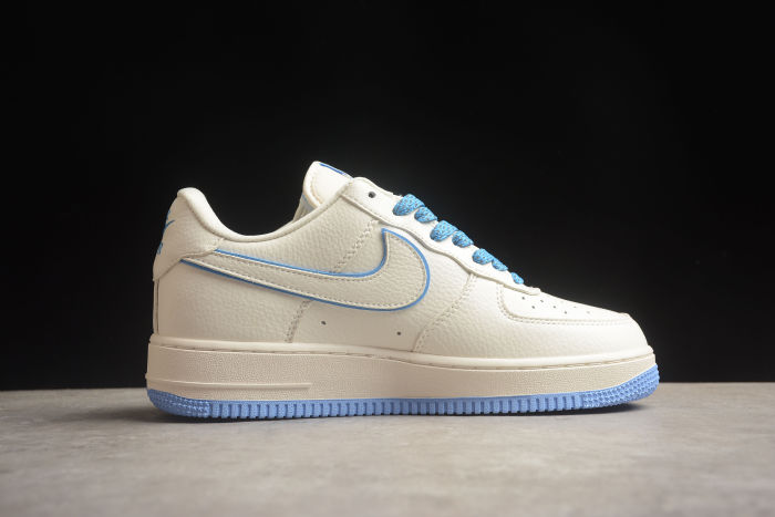 Air Force 1 07 Low Supreme Gray White Blue AE1686-111