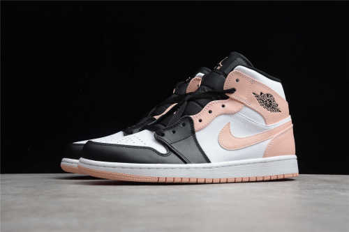 Air Jordan 1 Mid Arctic Orange Black Toe 554724-133