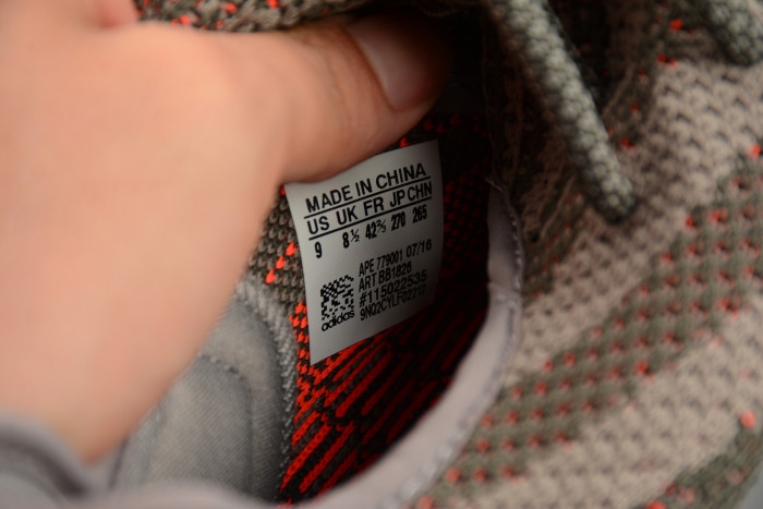 Copy Yeezy 350 Boost V2 Black Red CP9652