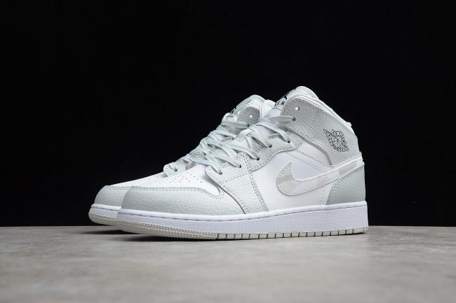 Air Jordan 1 Mid Grey Camo White Photon Dust DD3235-100