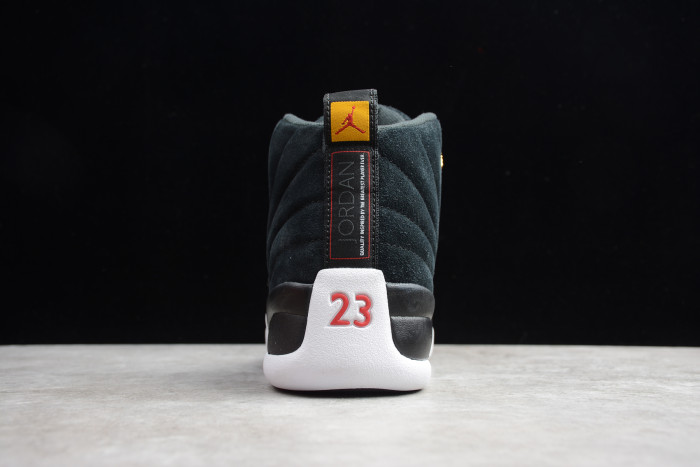 Air Jordan 12 Retro Reverse Taxi Black 130690-017