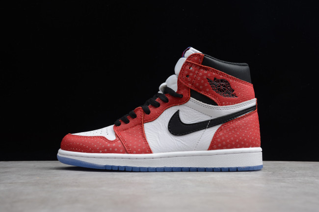 Air Jordan 1 Retro High Spider Man Origin Story 555088-602