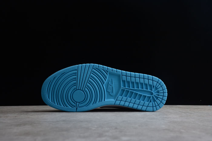 Air Jordan 1 Retro Low OG UNC Shoes (CZ0790-104) 'Black and Dark Powder Blue'