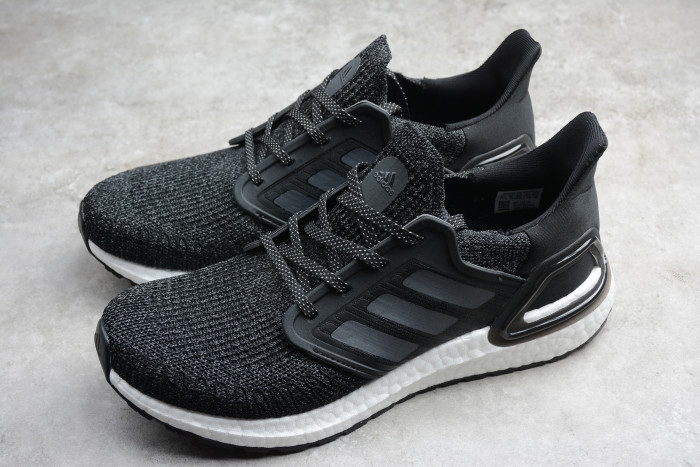 Ultraboost 20 Running Shoes Black and White Starry Sky EG0708
