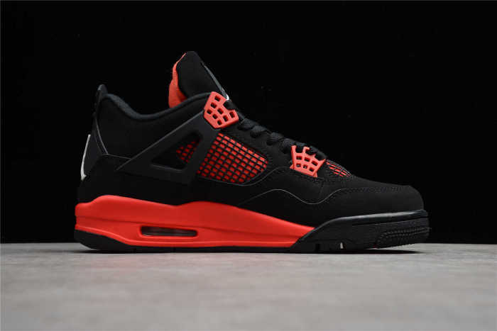 Air Jordan 4 “Red Thunder” Black Red CT8527-016