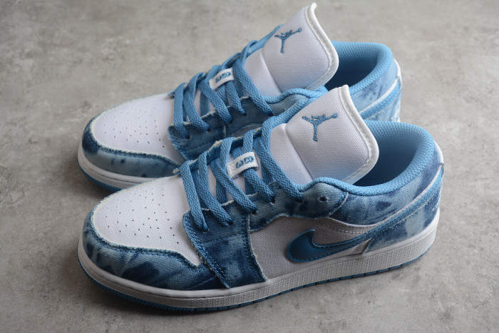 Air Jordan 1 Low GS 'Washed Denim' DM8947-100