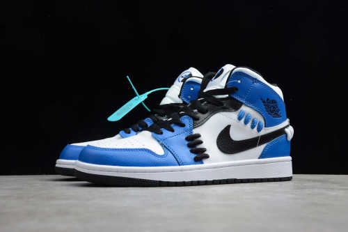 Air Jordan 1 Mid Sisterhood “Game Royal” CV0152- 401