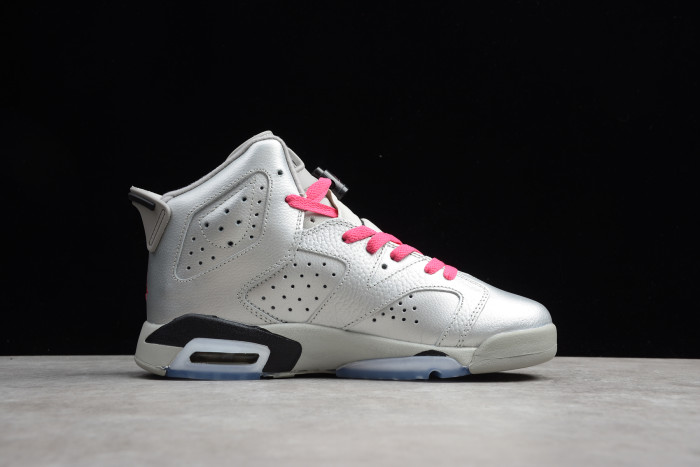 Air Jordan VI 6 Valentine's Day Retro Silver Pink 543390-009
