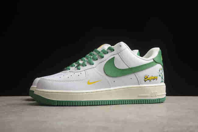 Air Force 1 07 Low White Green Yellow BS9055-721