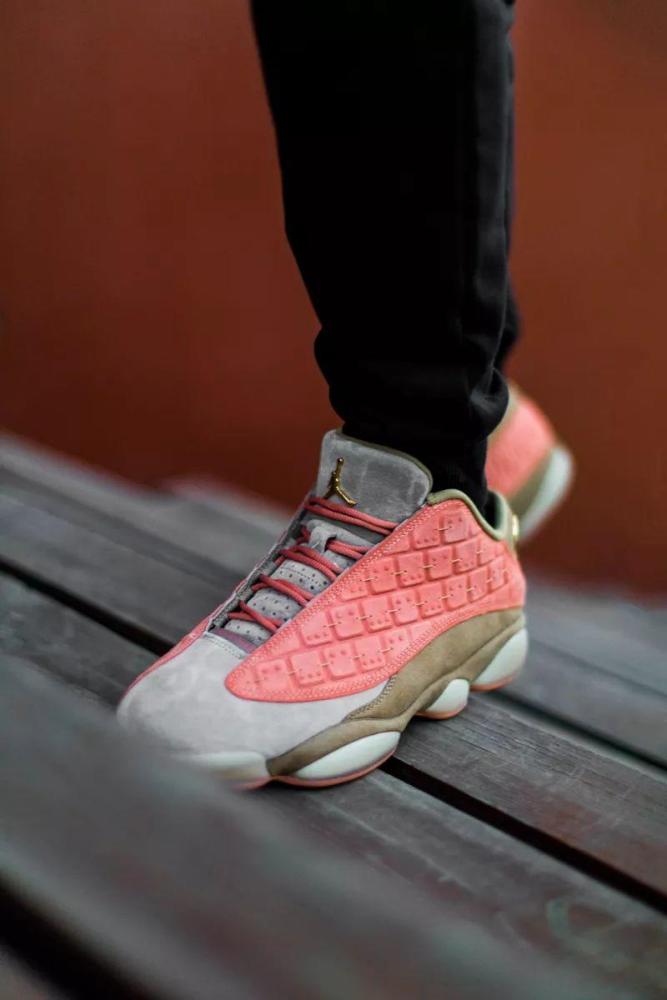 CLOT x Air Jordan Retro 13 Low NRG/CT ''Terracotta' (AT3102 200)