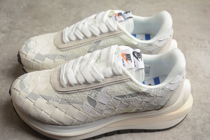 Nike VaporWaffle Woven sacai Jean Paul Gaultier White