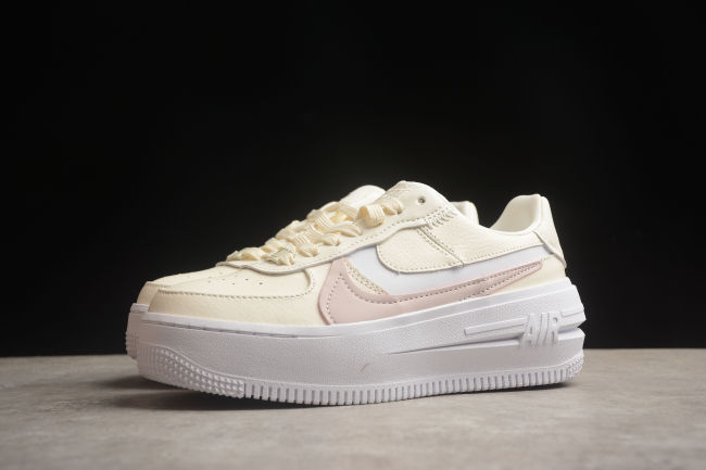 Air Force 1 PLT.AF.ORM Shoes 'Pale Ivory' (DJ9946-107)