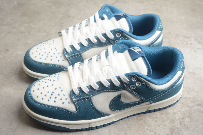 Dunk Low SE Sashiko Industrial Blue DV0834-101