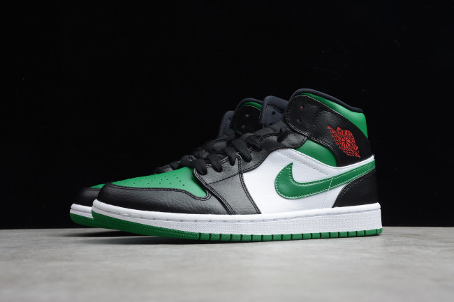 Air Jordan 1 Mid 'Pine Green' / 'Green Toe' 554724-067