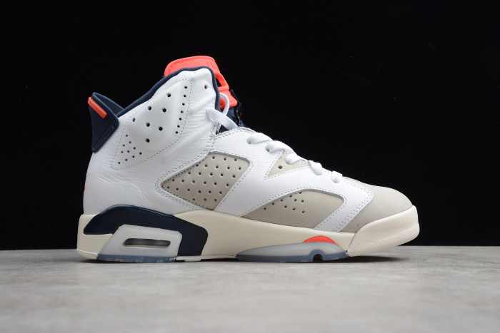 Air Jordan 6 Retro Tinker White Infrared Grey 384664-104