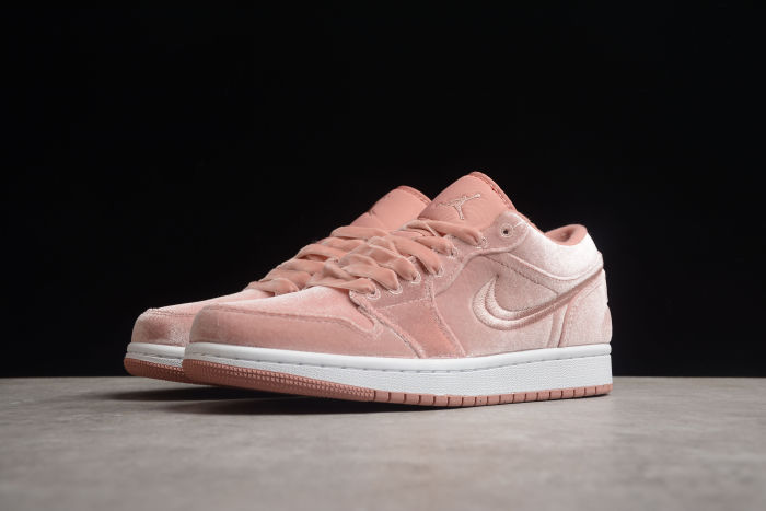 Air Jordan 1 Low SE Pink Velvet Shoes DQ8396-600