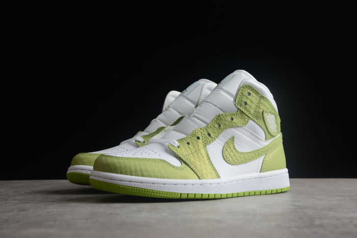 Nike - Air Jordan 1 Mid Green Python