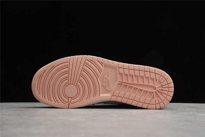 Air Jordan 1 Mid Arctic Orange Black Toe 554724-133