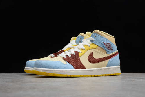 Air Jordan 1 Mid SE Fearless Maison Chateau Rouge CU2803-200