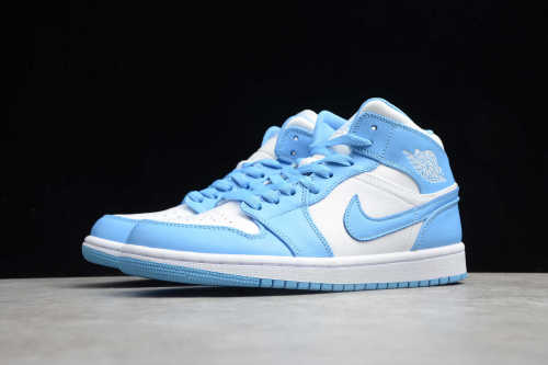 Air Jordan 1 Mid Retro UNC University Blue 554724-106