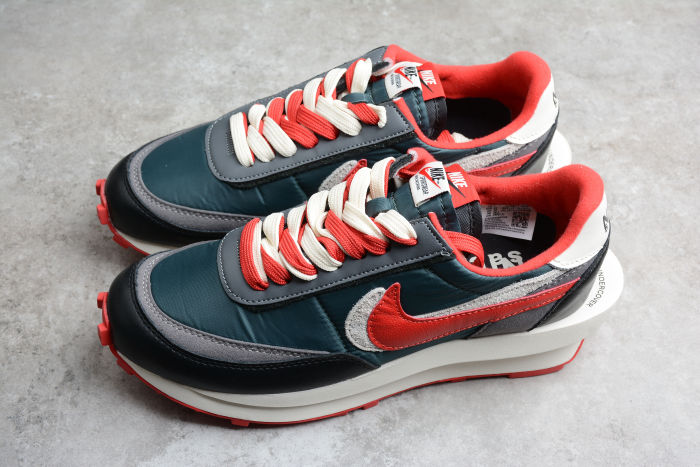 Nike LD Waffle sacai Undercover Midnight Spruce University Red DJ4877-300