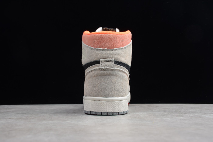 Air Jordan 1 Retro High Neutral Grey Hyper Crimson 555088-018