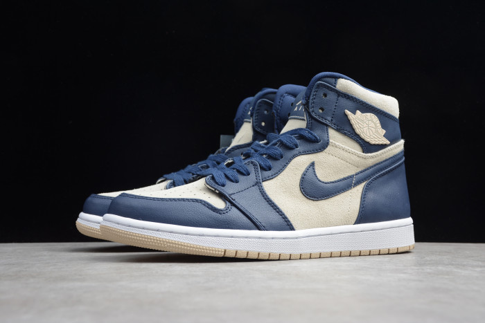 Air Jordan 1 High Retro Navy Blue White AQ9331-401