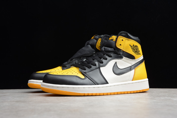 Air Jordan 1 Yellow Toe Black White AR1020-700