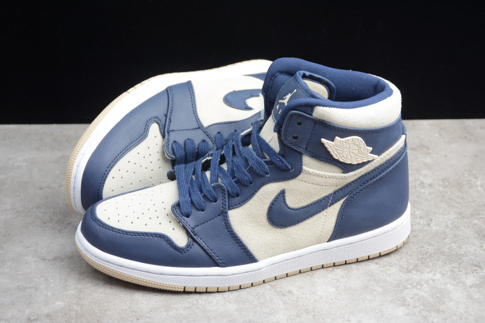 Air Jordan 1 High Retro Navy Blue White AQ9331-401
