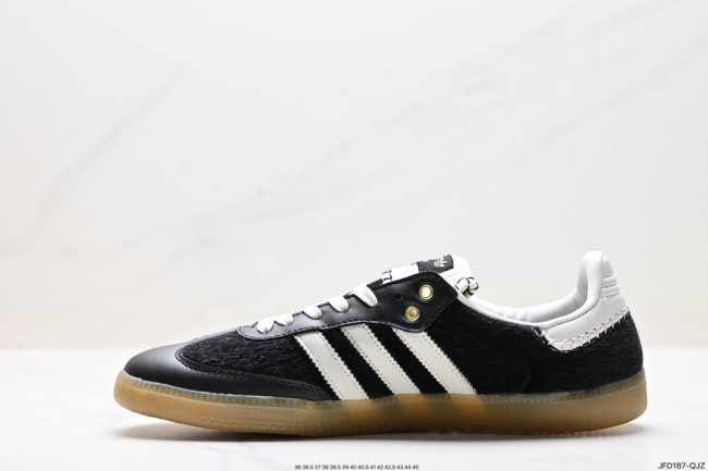 adidas x Wales Bonner Samba Pony Black Cream White Gum IE0580