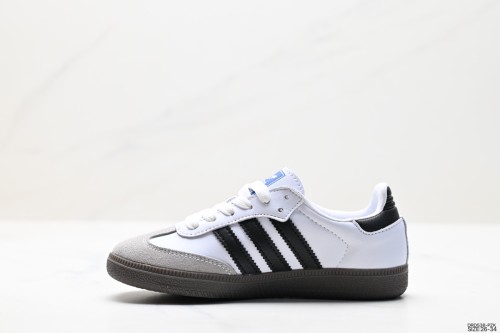 adidas Samba OG Cloud White Core Black Gum Children's Shoes