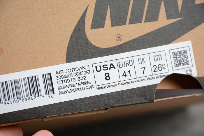 Air Jordan 1 Zoom Air CMFT Canyon Rust Sail Pink Purple CT0979-602