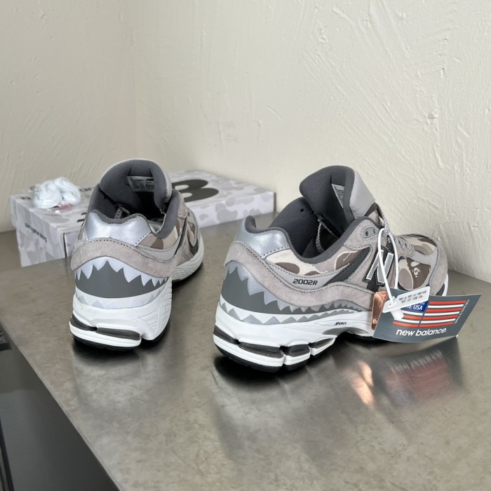 NBxBape M2002RGB Grey