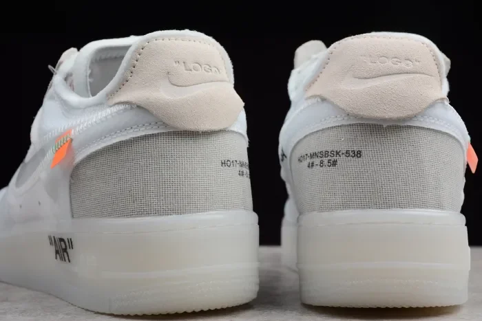 Off White x Air Force 1 Virgil Low White with Zip-Tie A04606-100