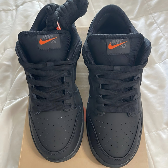 Nike SB Dunk Low Pro ISO Triple Black FJ1674-001